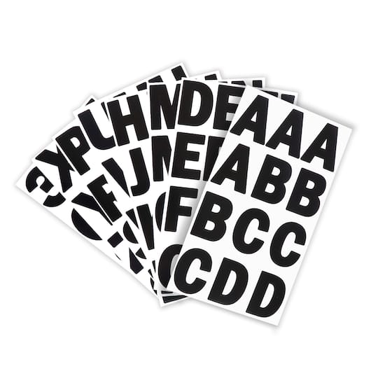 Black Alphabet Stickers by Recollections™